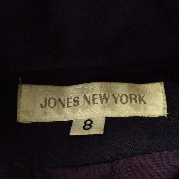 Vintage JONES NEW YORK trench coat, jacket, navy - Picture 4 of 5